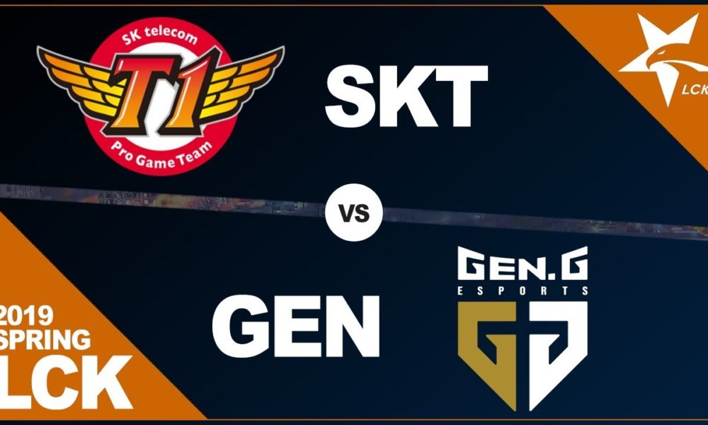 SKT vs GEN Game 1 – LCK 2019 Spring W6D2 – SK Telecom T1 vs Gen.G G1